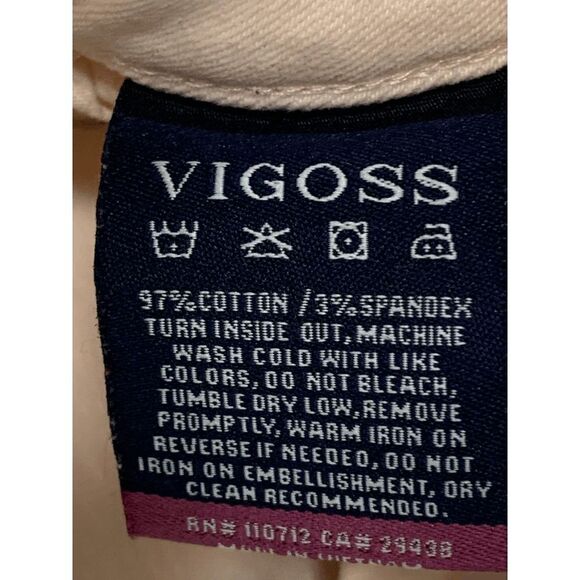 Vigoss Light Pink Distressed Frayed Hem Marley Super Skinny Mid Rise Denim Jean - Picture 2 of 11